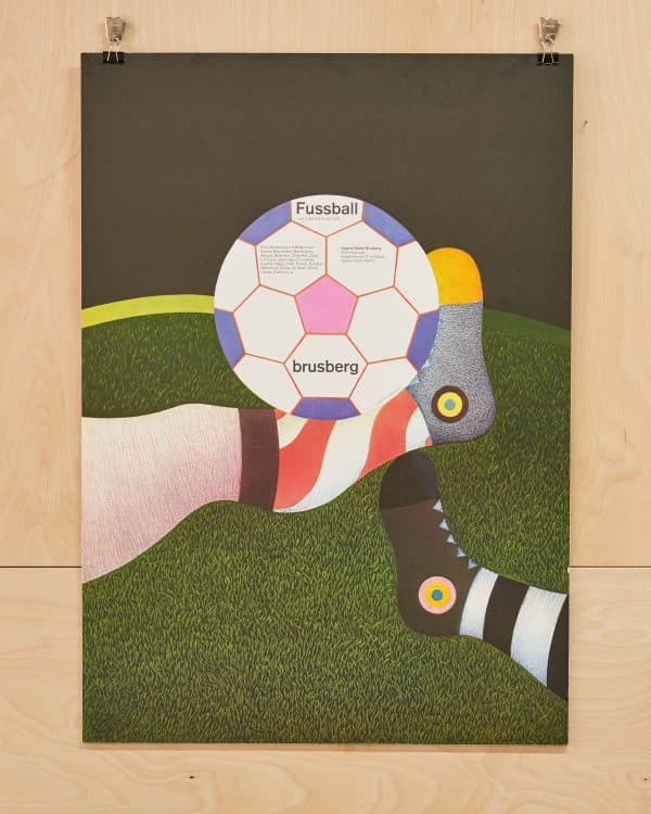 Fritz Genkinger - Ausstellungsplakat Fussball 1970 1