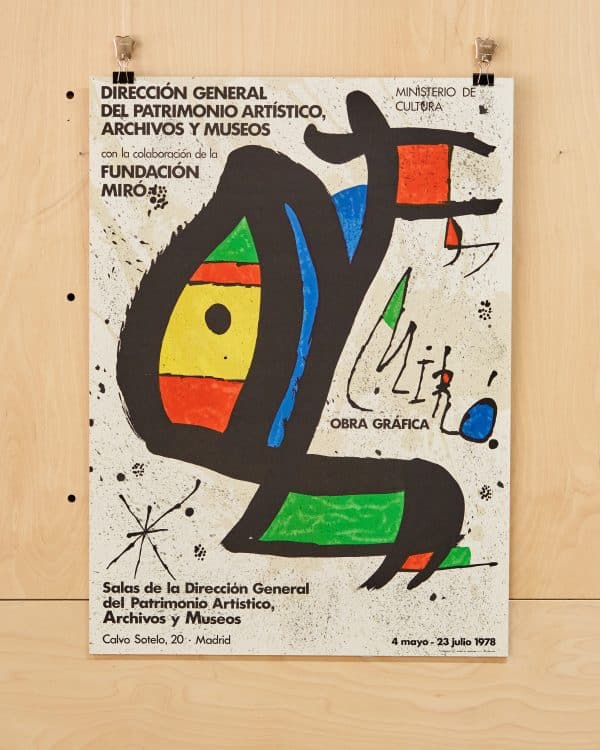 Joan Miró - Obra Grafica Exhibition Poster - 1978 1