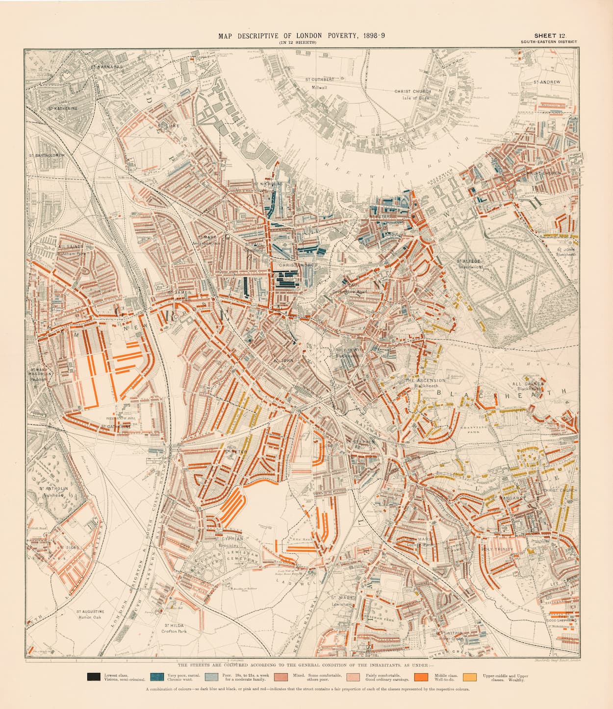 old London map