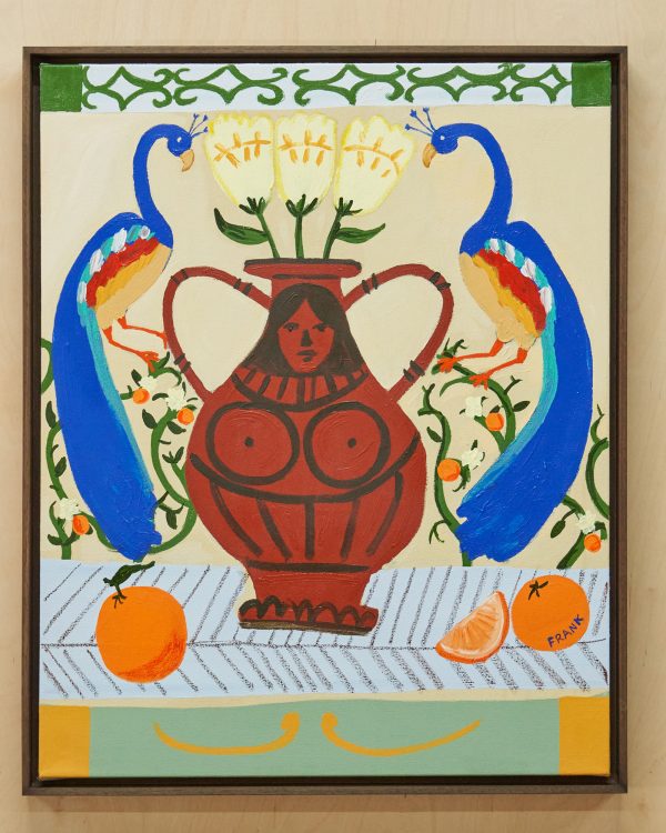 Frankie Thorp - Boob Jug with Peacocks 1